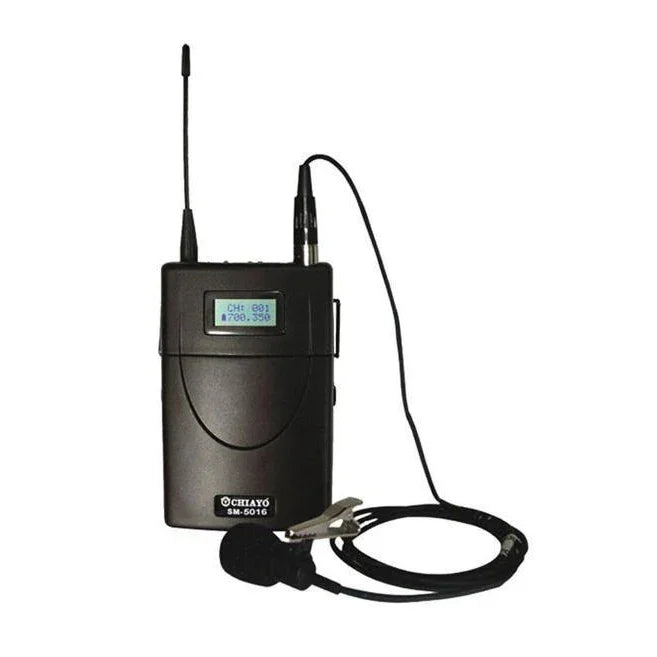 Collection of Chiayo Beltpack Wireless Microphone with Lapel Mic in a gallery layout